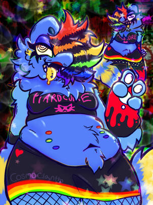 Rendered halfbody/chibi