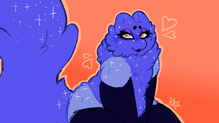 Flatcolored halfbody