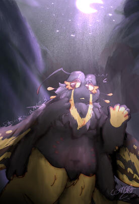 Rendered halfbody scene