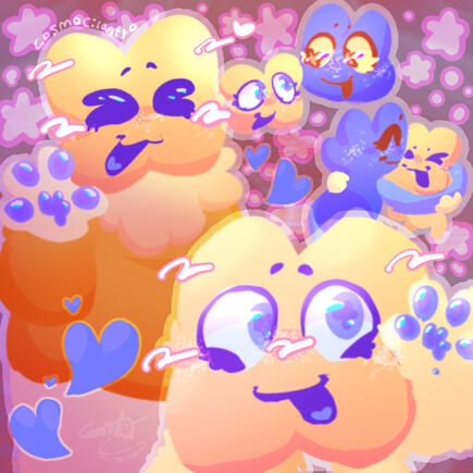 Face “filter” + simple background details