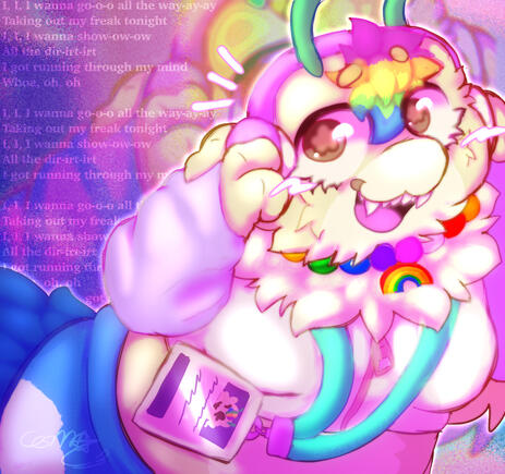 Face “fliter” + background text